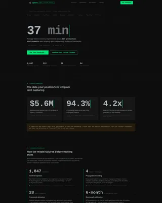 SRE Research Lab Landing Page Template