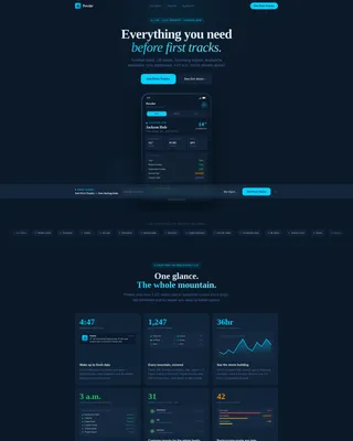 Consumer App & Platform Professional Website Template