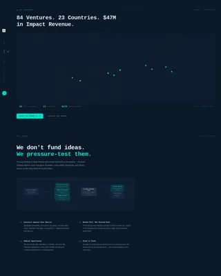 Incubator & Accelerator Portfolio Website Template