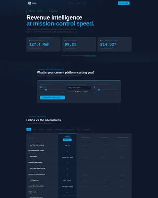 Solar Energy Vertical SaaS Cost Calculator Website Template