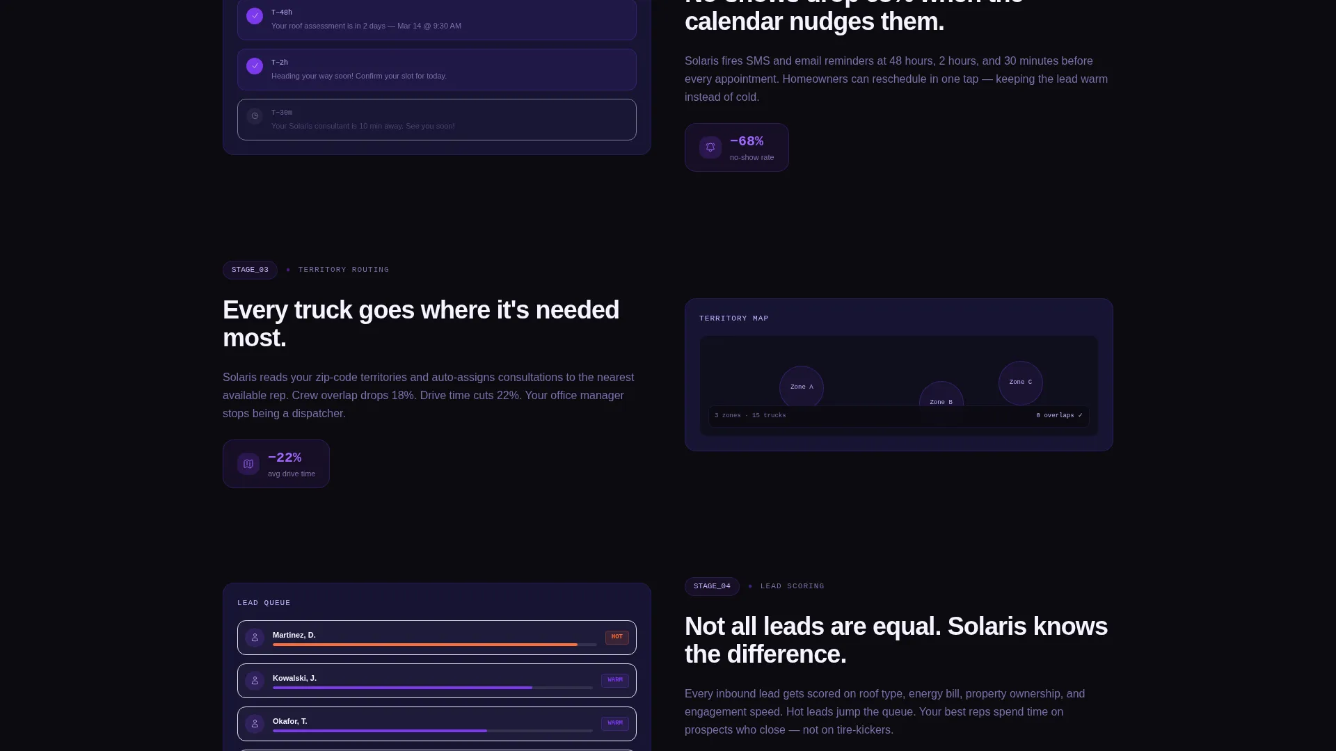 Solar Energy Booking Landing Page Template