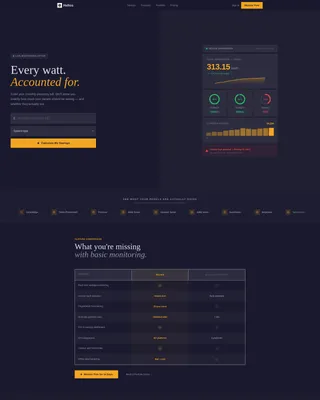 Solar Energy Management Landing Page Template