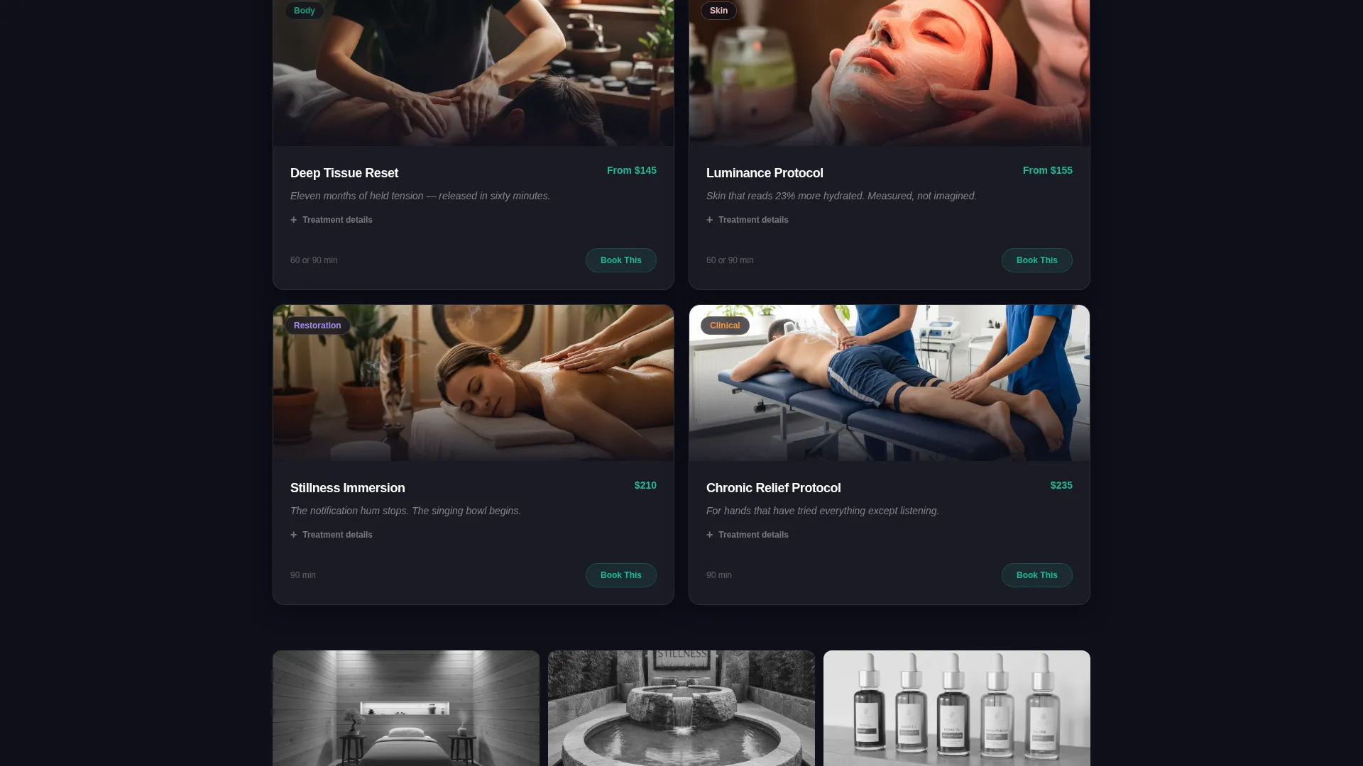 Spa Wellness Landing Page Template