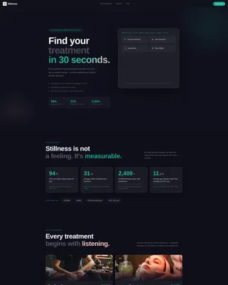 Spa Wellness Landing Page Template