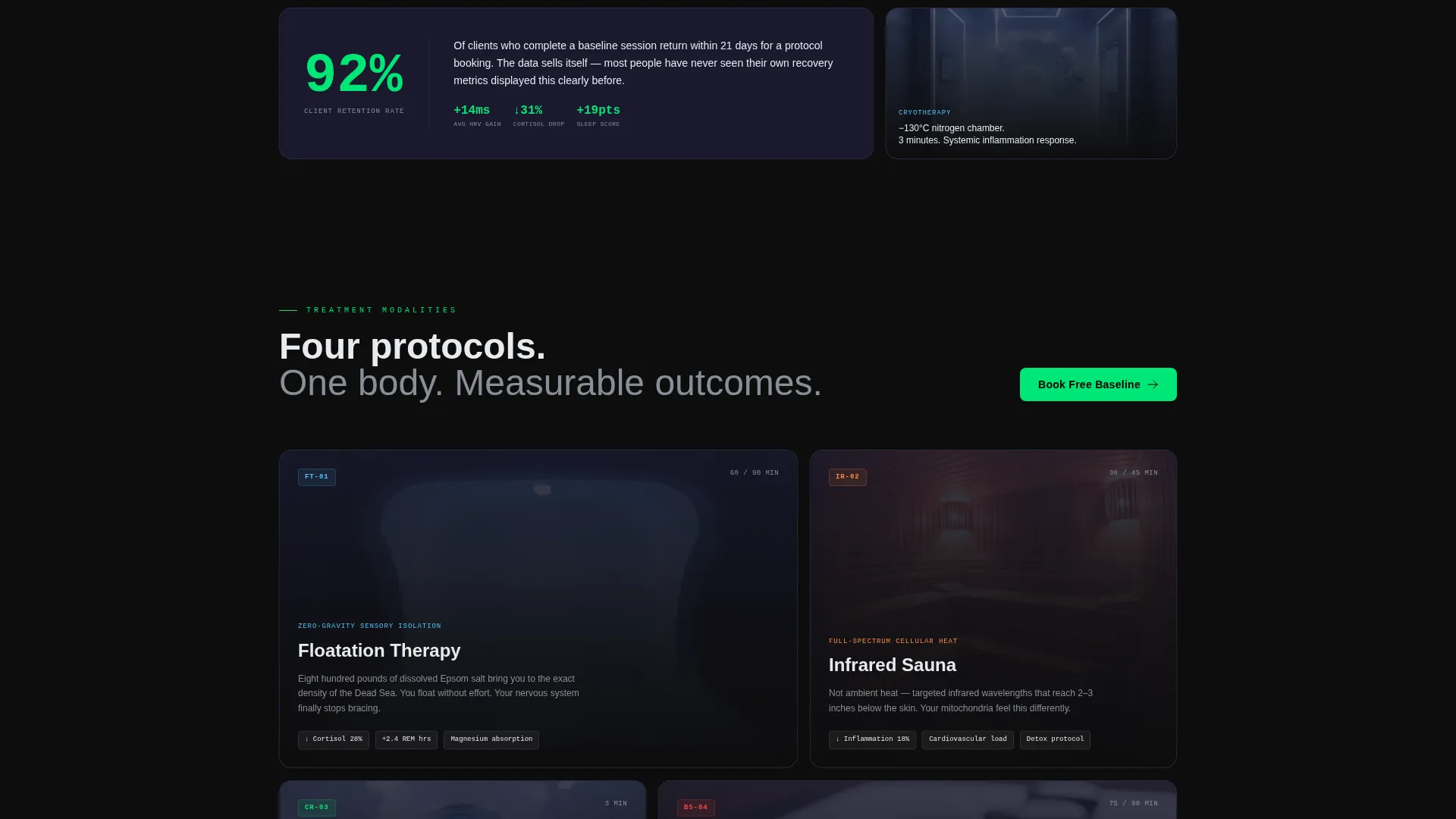 Spa & Wellness Center Complete Booking Website Template