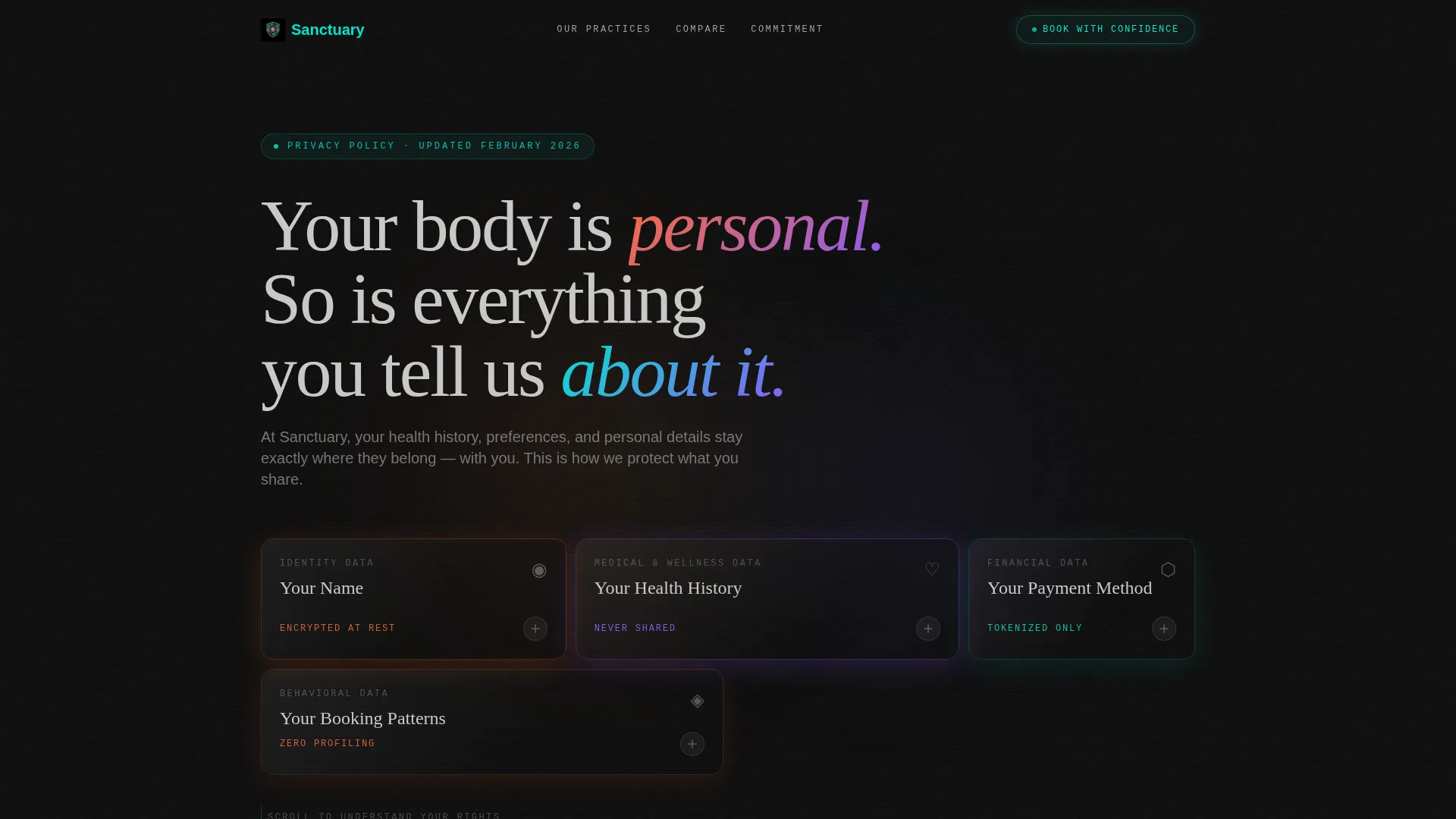 Spa & Wellness Center Expert Booking Website Template