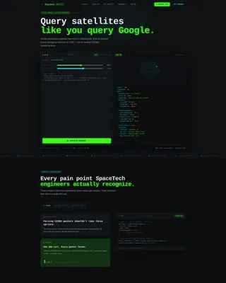 SpaceTech Startup Professional Website Template