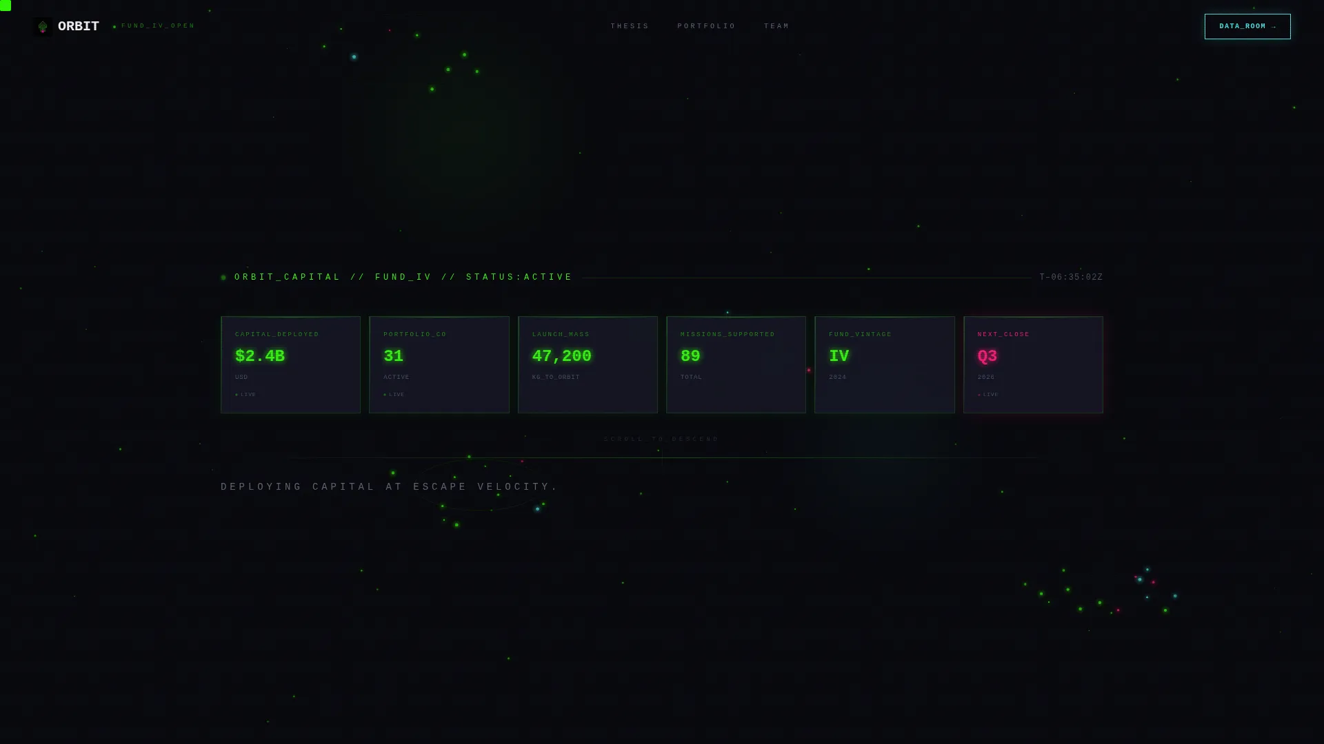 SpaceTech Startup Advanced Professional Website Template