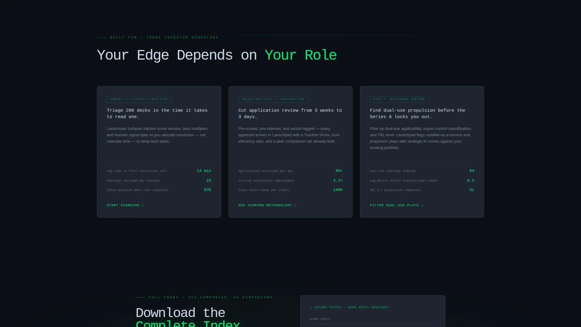 SpaceTech Startup Directory Website Template