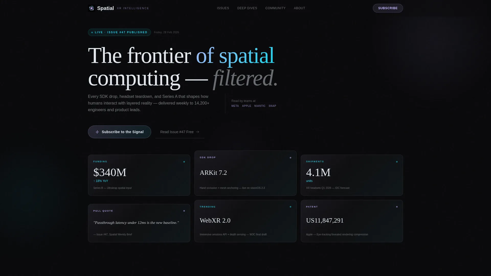 Computing Newsletter Landing Page Template