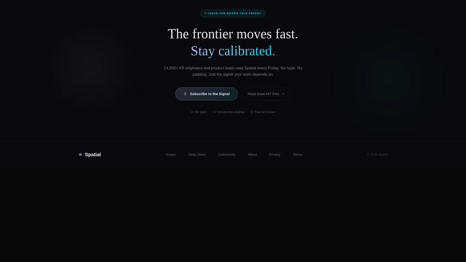 Computing Newsletter Landing Page Template