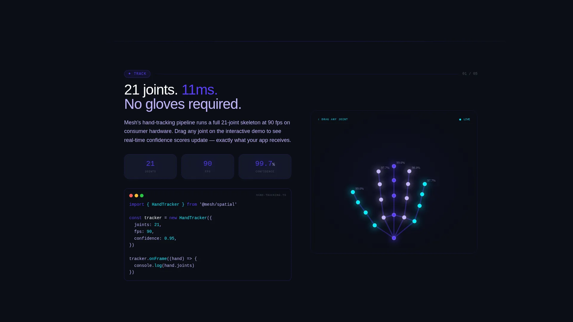 Spatial Computing Open Source Landing Page Template