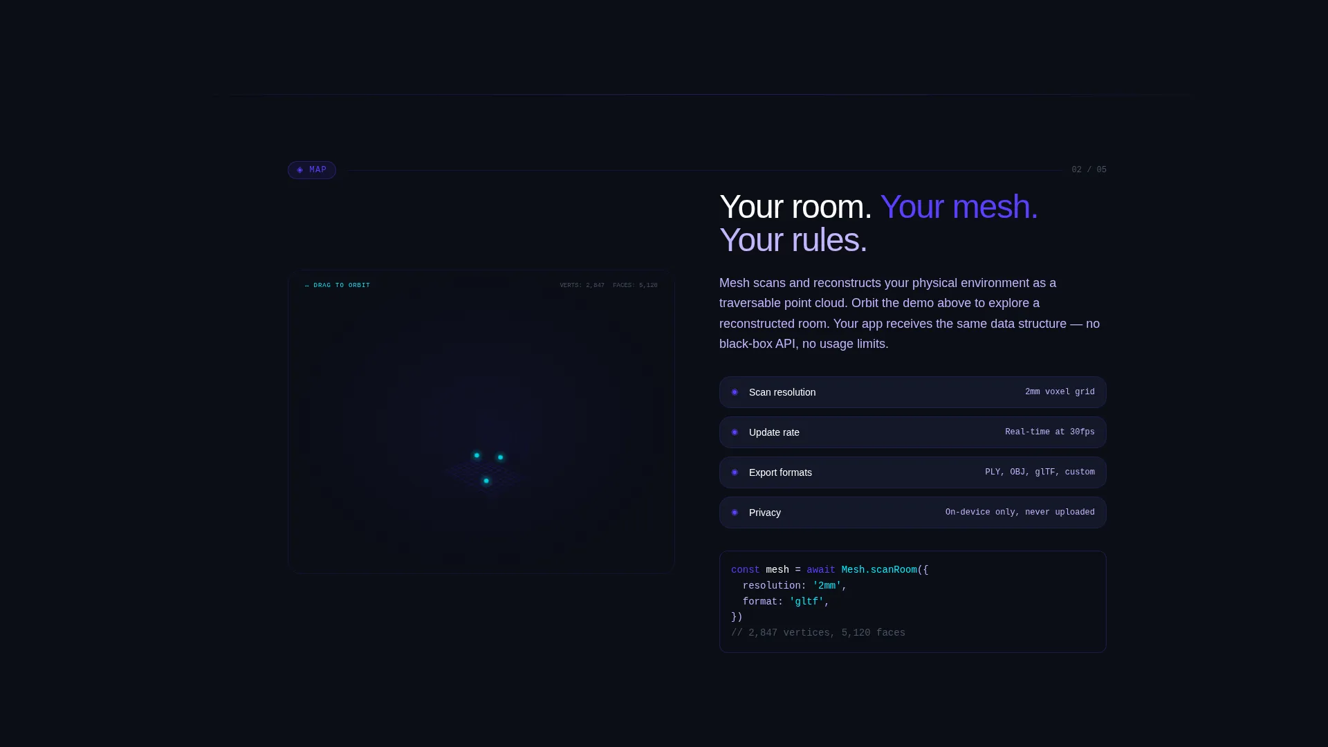 Spatial Computing Open Source Landing Page Template