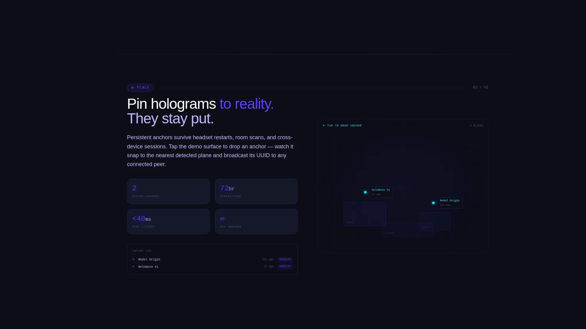 Spatial Computing Open Source Landing Page Template