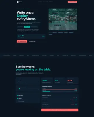 XR SDK Comparison Landing Page Template