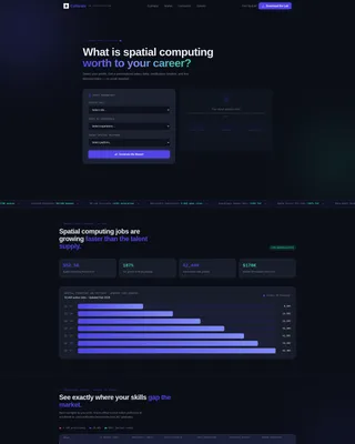 Spatial Computing Certification Landing Page Template