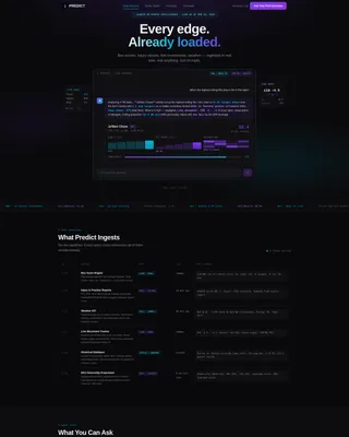 Sports AI Chatbot Landing Page Template