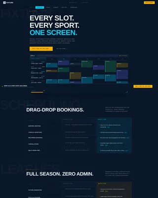 Fixture - Powerful Sportsbooking Landing Page Template