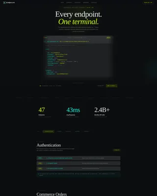 API Integration | Free Website Template | Rocket