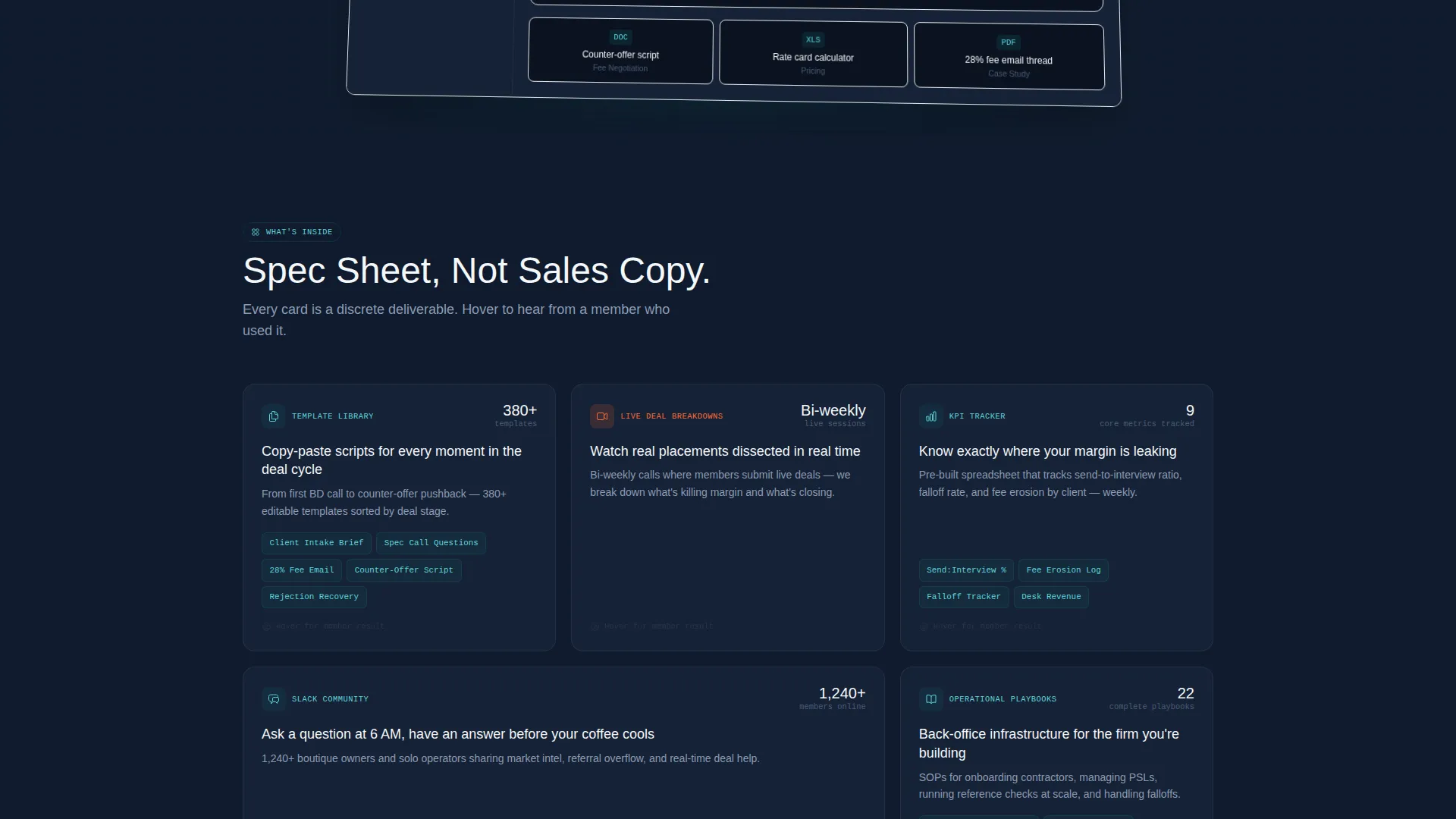 Recruiting Membership Landing Page Template