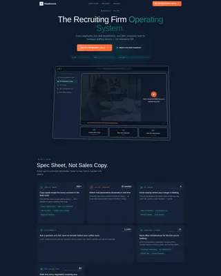Recruiting Membership Landing Page Template