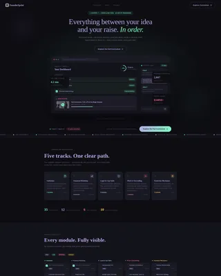 Founder Academy Landing Page Template