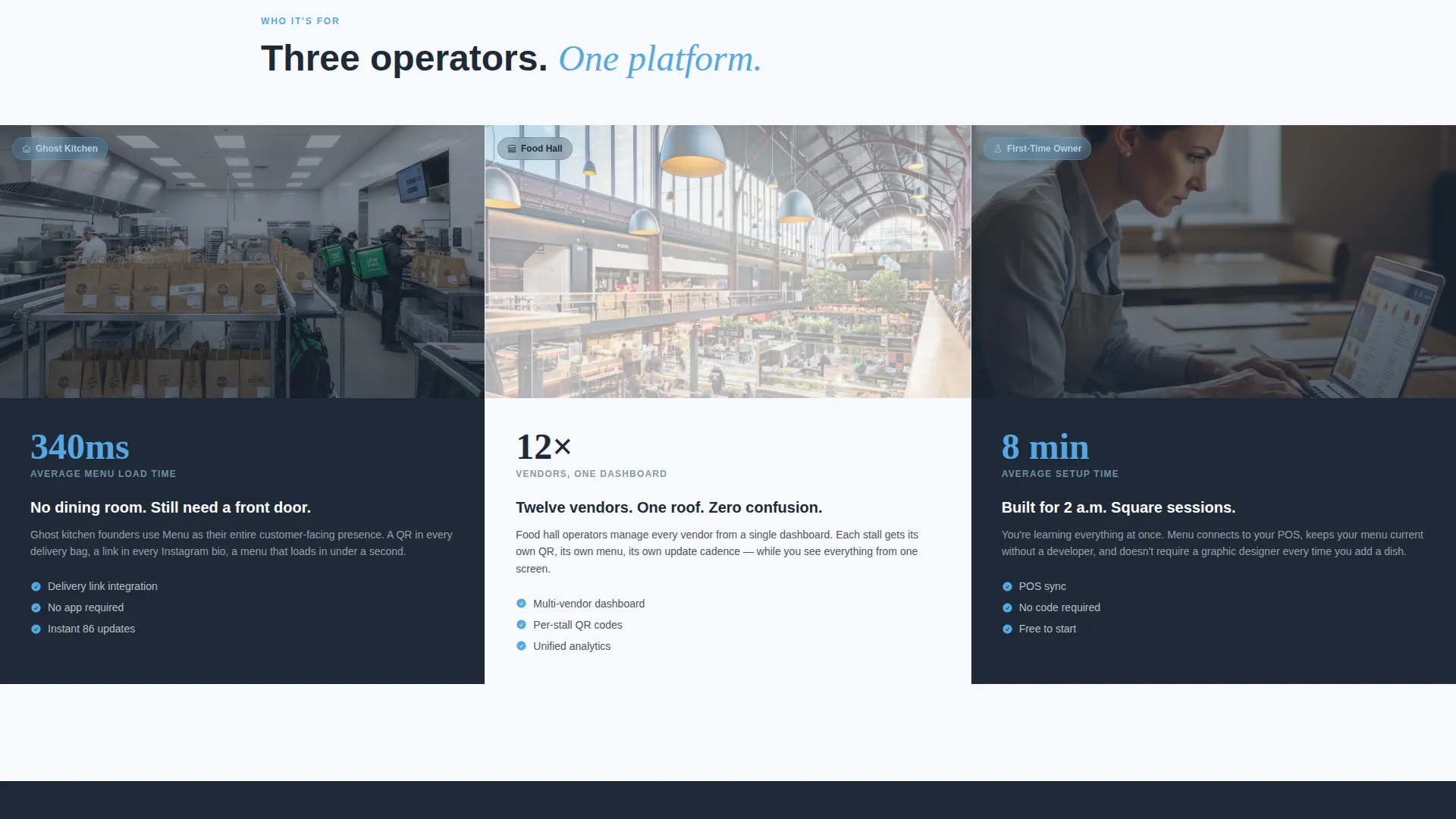Bistro Booking Landing Page Template