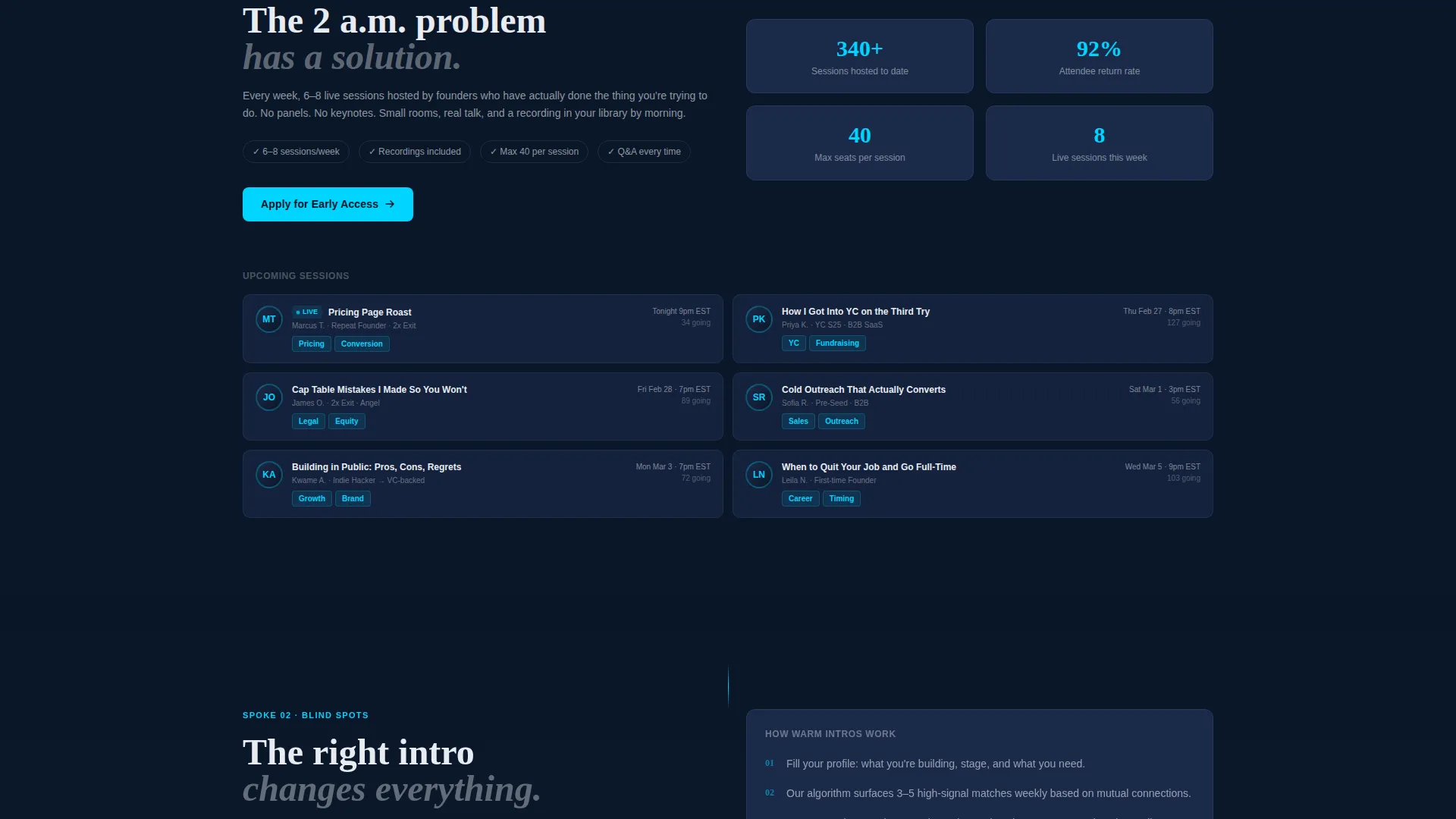 Startup Membership Landing Page Template