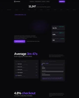 Startup Online Store Landing Page Template