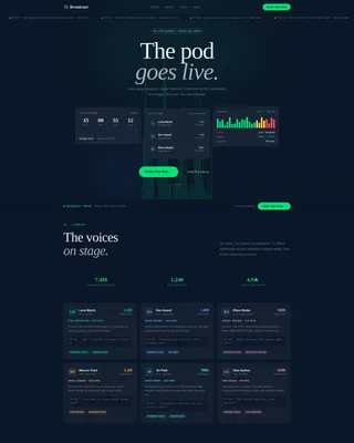 Startup Podcast Live Event Landing Page Template