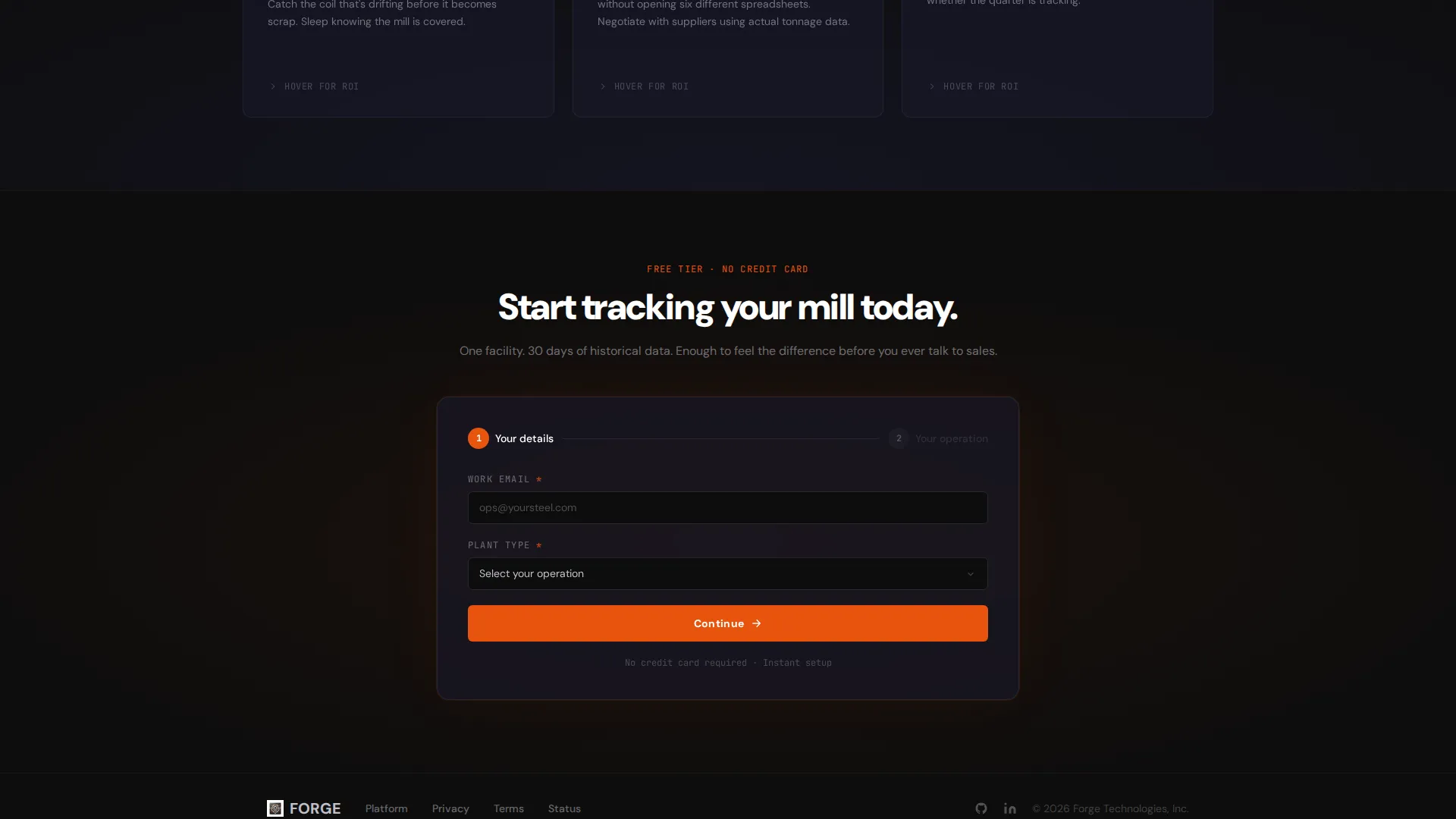 Steel Vertical SaaS Professional Website Template