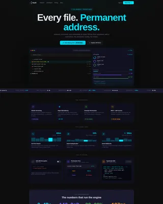 Storage Digital Presence Professional Website Template