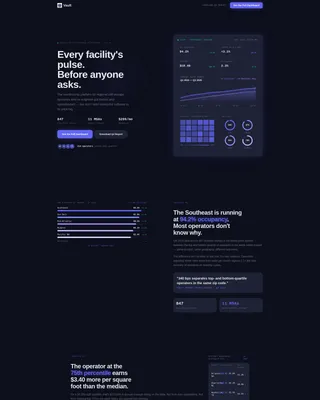 Storage Membership Platform Landing Page Template