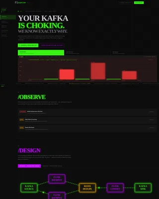 Stream Processing Consulting Landing Page Template