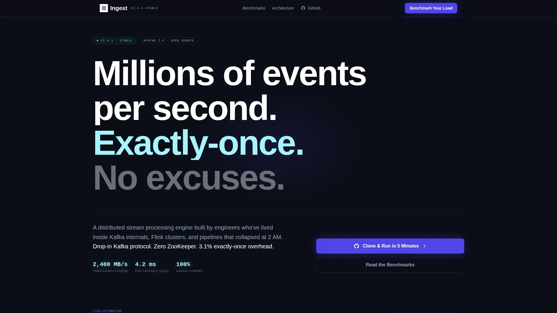 Data Processing Landing Page Template
