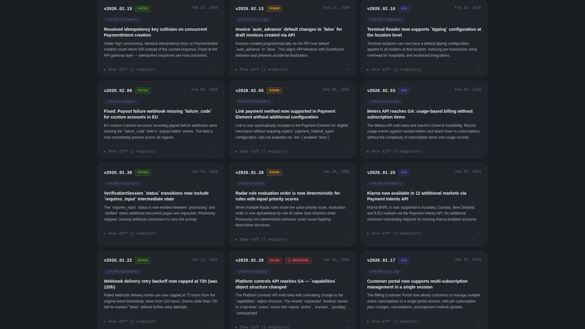 High-Converting Changelog Landing Page Template