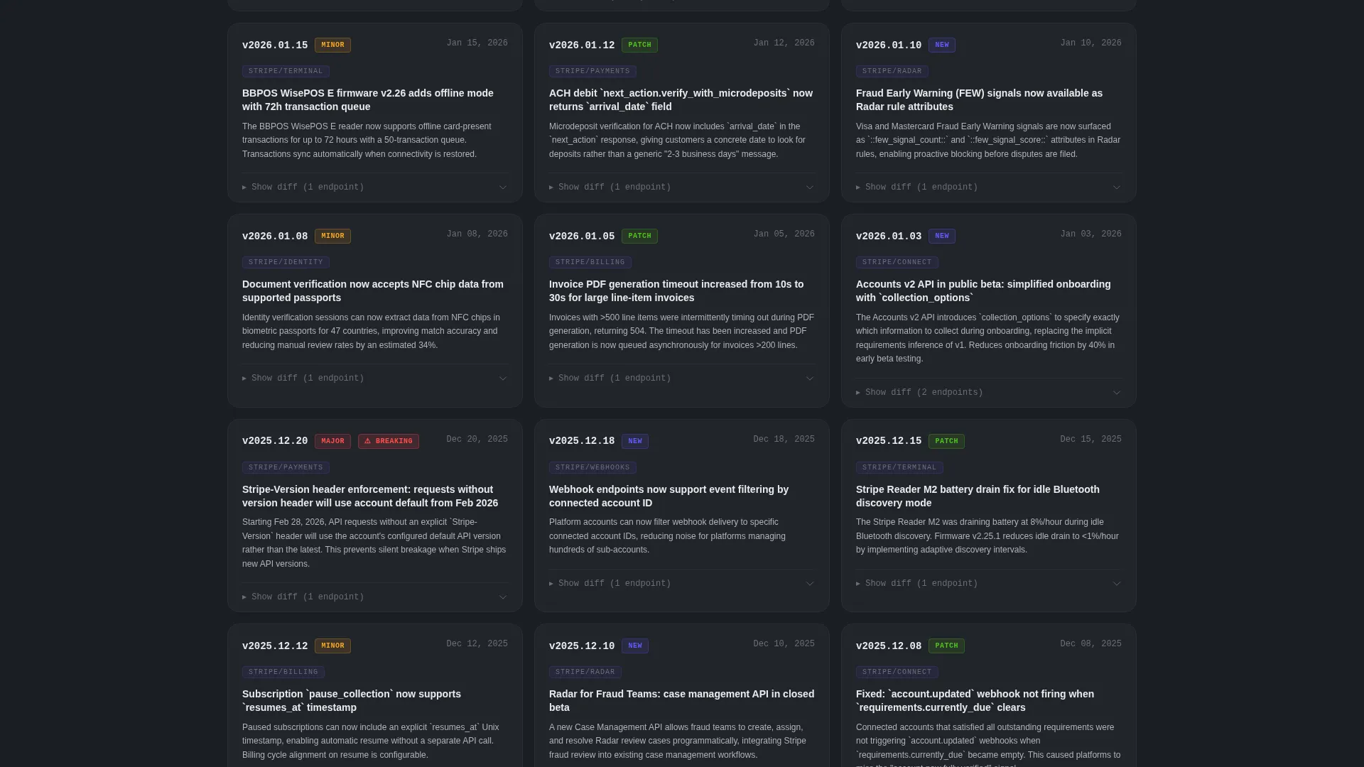 High-Converting Changelog Landing Page Template