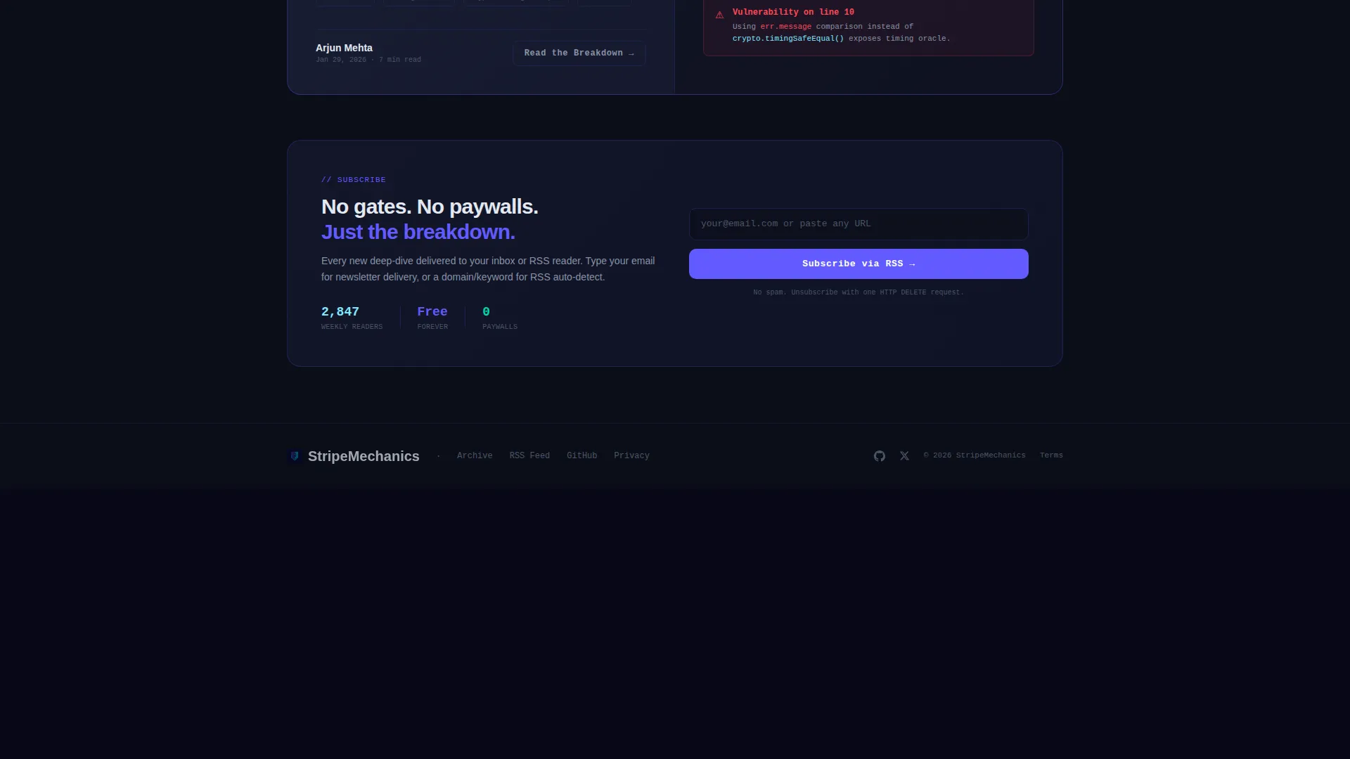 Highvoltage Developer Landing Page Template