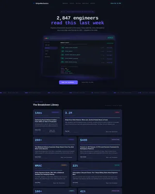 Highvoltage Developer Landing Page Template