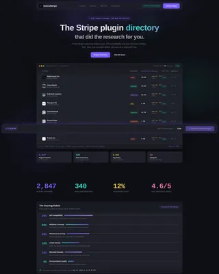 Developer Extension Landing Page Template