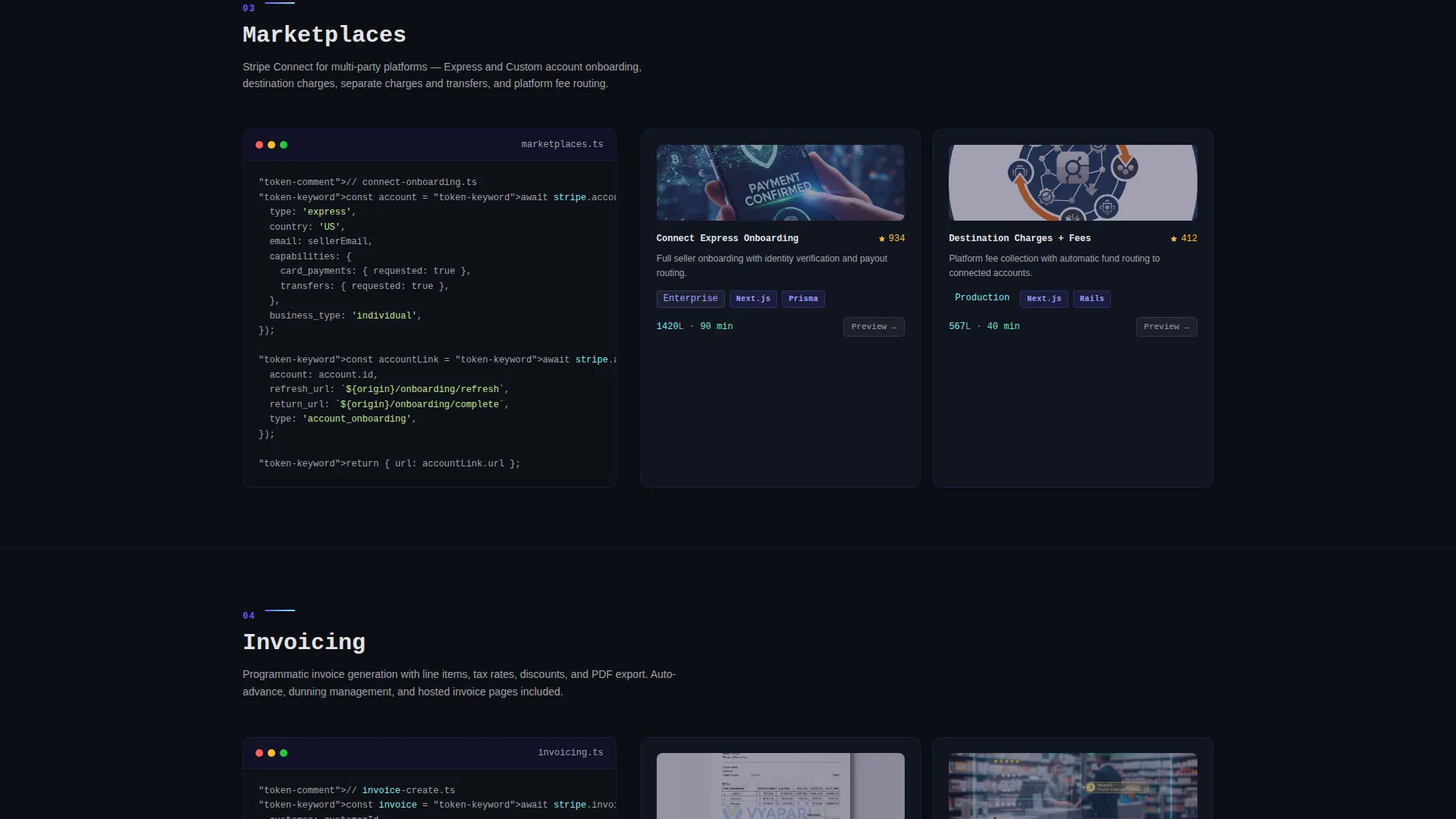 Production-Ready Payment Landing Page Template