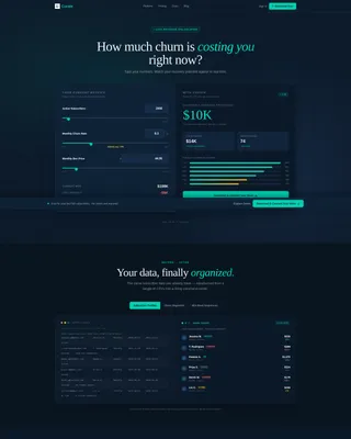 Subscription Box CRM Landing Page Template