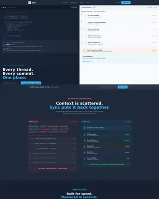 Unified Team Collaboration Landing Page Template