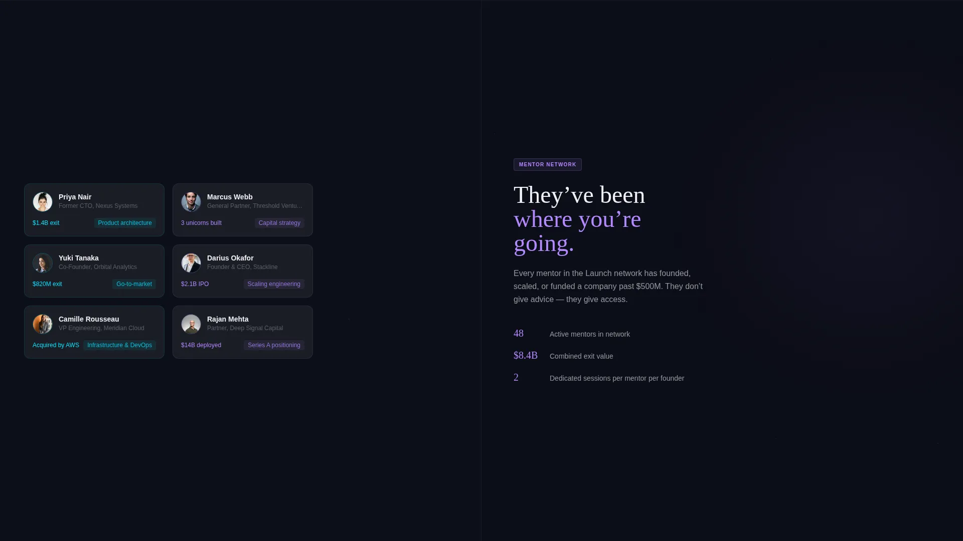 Elite Tech Accelerator Landing Page Template