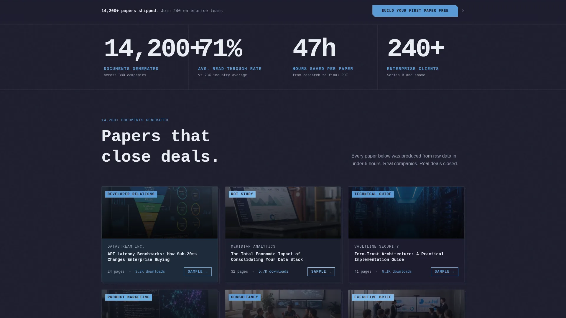 Powerful Research | Free Website Template | Rocket