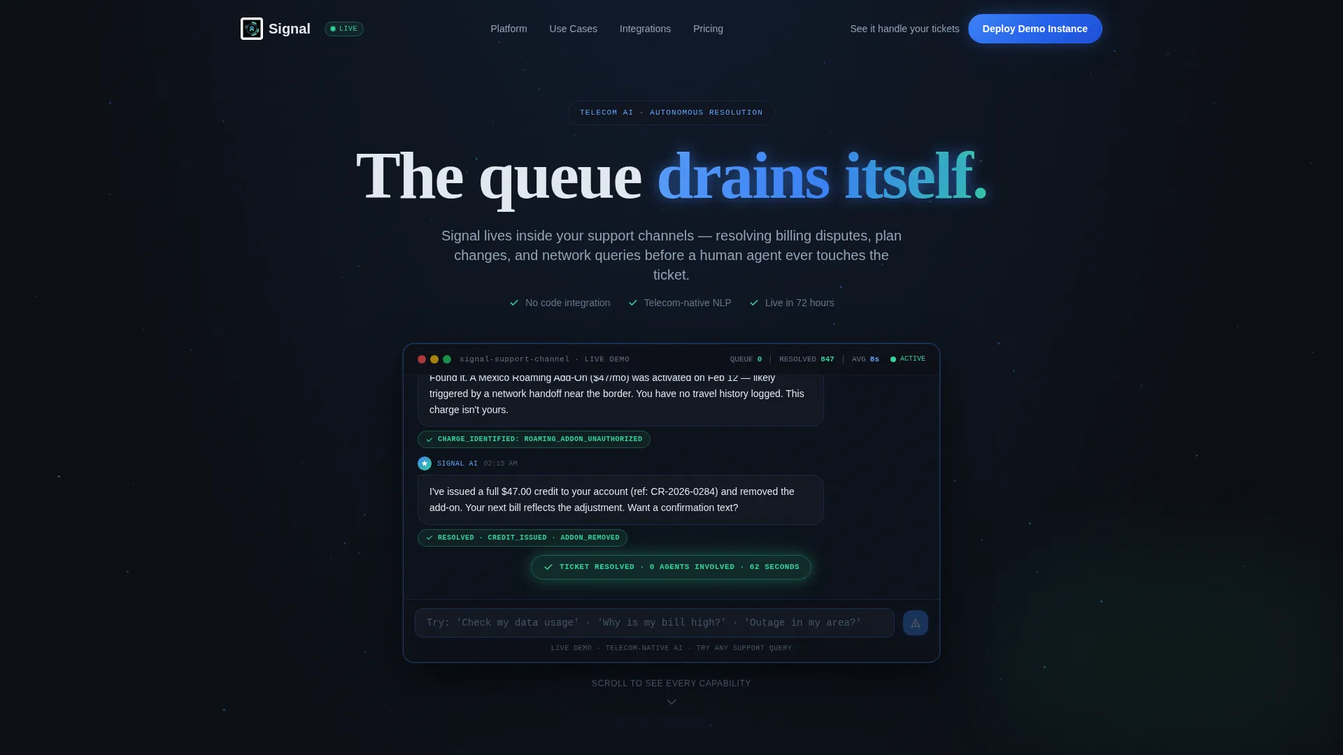 Wireless Solution Landing Page Template