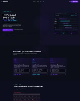 Network Ops Landing Page Template