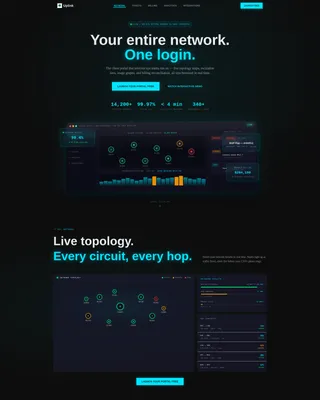 Comms Landing Page Template