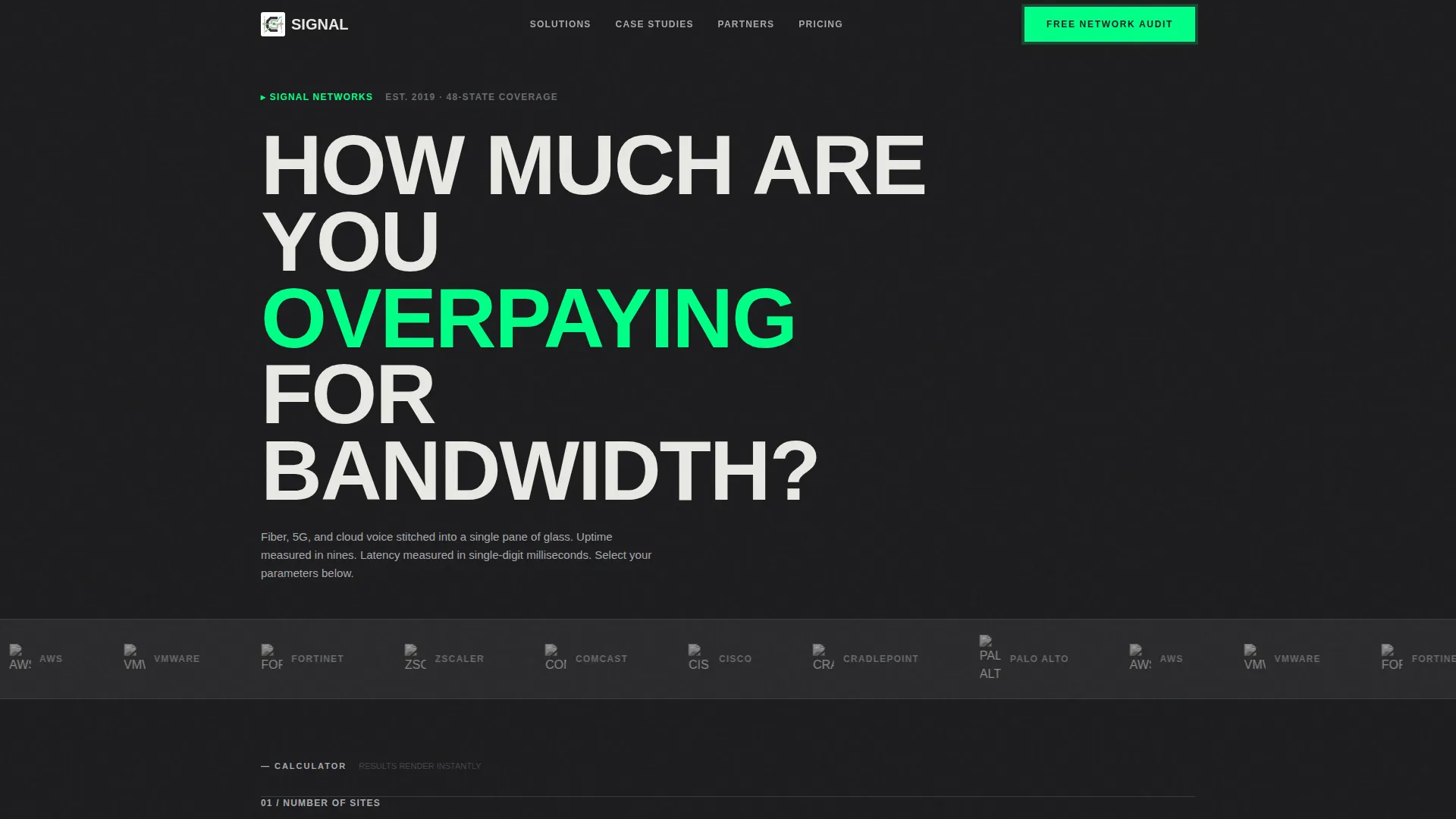 Comms Landing Page Template