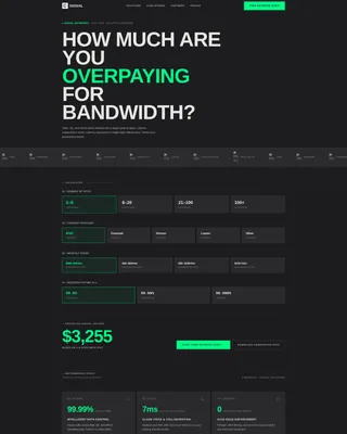 Comms Landing Page Template